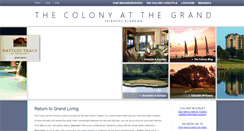 Desktop Screenshot of colonyatthegrand.com